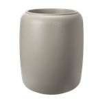 amber beads medium 40cm greige